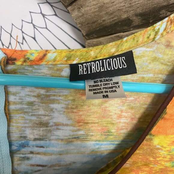 Retrolicious Darling Water Color Dress ModCloth - Picture 9 of 9